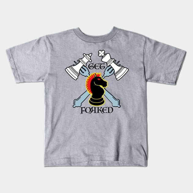 GET FORKED black wins Kids T-Shirt by PeregrinusCreative